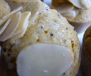 Muffins aux amandes et graines de pavot