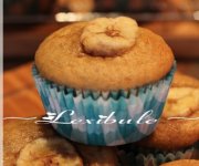 Muffins aux bananes, aux brisures de chocolat