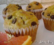 Muffins aux bananes et pépites de chocolat