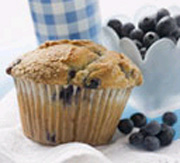 Muffins au gruau et bleuets