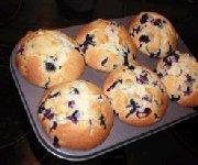 Muffins aux bleuets 02