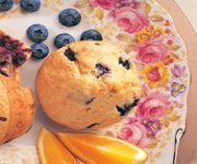 Muffins aux bleuets à la suisse