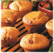 Muffins aux fraises 2