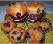 Muffins aux petits fruits 1