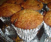 Muffins aux pommes-carottes-raisins
