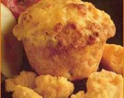 Muffins aux pommes et au cheddar