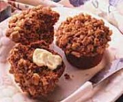 Muffins aux raisins et streusel