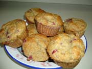 Muffins aux framboises 1