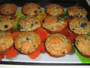 Muffins aux bleuets et citron