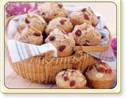 Muffins aux canneberges 1