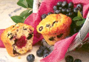 Muffins surprise aux bleuets