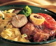 Osso bucco aux champignons sauvages