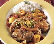 Osso bucco à la mangue et au cari