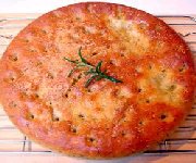 Pain focaccia au parmesan