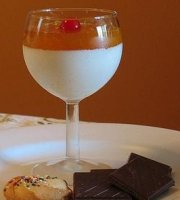 Panacotta à l'ananas caramélisé