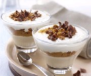 Parfaits au gâteau au fromage sans cuisson