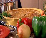Pâté au saumon sauce aux oeufs