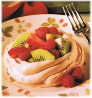 Pavlovas aux fraises