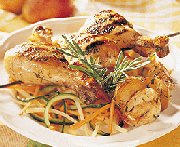 Pilons de poulet  la limonade en brochettes