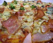 Pizza au bacon