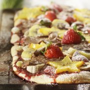 Pizza aux fruits 1