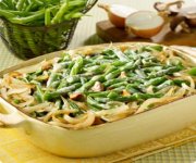 Plat de haricots verts et champignons au four (sans gluten)