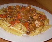 Poêlée de poulet et de chou