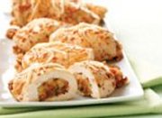 Poitrines de poulet farcies à la bruschetta et au fromage