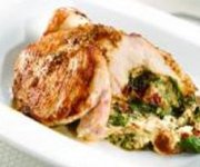 Poitrines de poulet, tomates séchées et fromage de chèvre