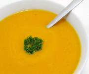 Potage aux carottes parfumé à l'orange et au gingembre