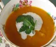 Potage &eacute;pic&eacute; &agrave; la courge musqu&eacute;e