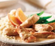 Poulet au miel et à l'orange
