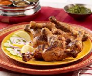 Poulet barbecue tandouri indien