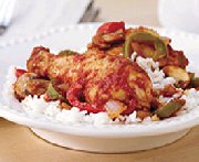 Poulet cacciatore dans la mijoteuse