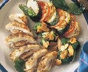 Poulet grillé au prosciutto