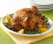 Poulet rôti au citron à la grecque