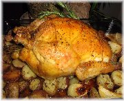 Poulet rôti au citron