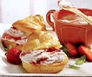 Profiteroles aux fraises