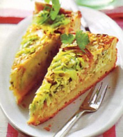 Quiche au poulet et asperges