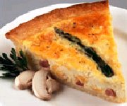 Quiche jambon et épinards à l'érable