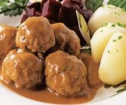 Ragoût de boulettes faible en gras du temps des fêtes