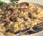 Risotto crmeux aux champignons