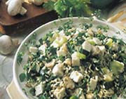 Riz aux épinards et à la Feta canadienne