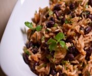 Riz aux haricots noirs à la mexicaine