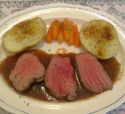 Roast beef filet mignon