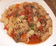 Rotini à la viande