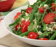 Salade d'orge et de haricots verts