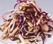 Salade de chou rouge au céleri et à l'édam