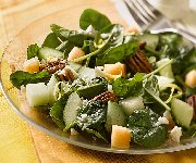 Salade de concombre et de melon croustillant