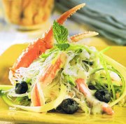 Salade de crabe aux bleuets  